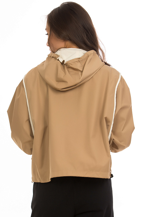 CHEERDUCK/5G143 6203 БЕЖЕВЫЙ Ветровка женская CHEERDUCK цвет Бежевый