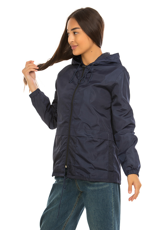 CHEER&DUCK/MUHR 19203 ТЕМН.СИН. Ветровка женская CHEERDUCK цвет Синий