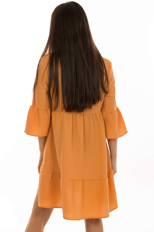 CHEERDUCK/2C19 6666 ОРАНЖЕВЫЙ Платье женское CHEERDUCK цвет Оранжевый
