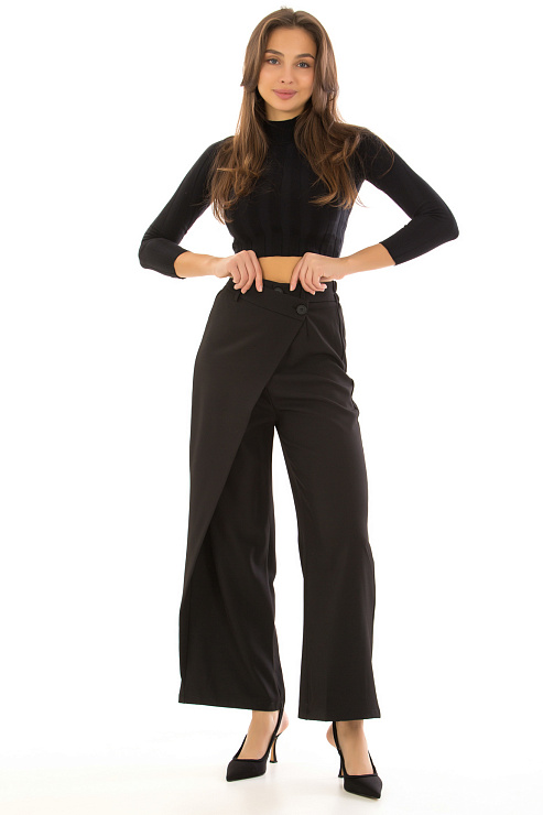 CHEERDUCK/NEW 0221 ЧЕРНЫЙ Брюки женские классические CHEERDUCK цвет Черный