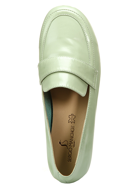 Лоферы SERGIO MANCHOT цвет Зеленый