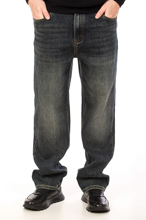 CHEERDUCK/4070 60486 СИНИЙ Джинсы мужские CHEERDUCK цвет Синий