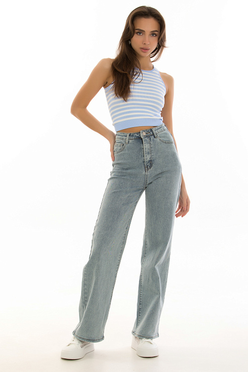 Топ FASHION цвет Голубой