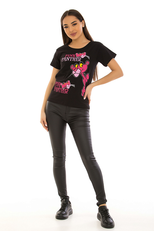 CHEERDUCK/THUC 1041 ЧЕРНЫЙ Футболка женская CHEERDUCK цвет Черный