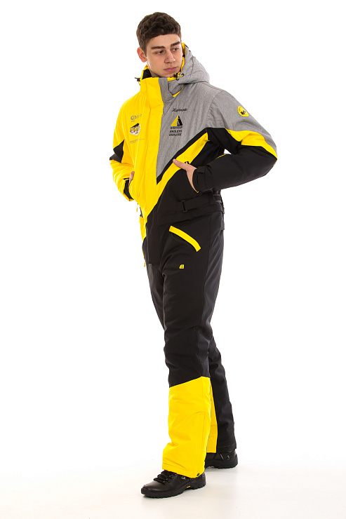 High Experience 1181 ЖЕЛТ. ЧЕРН. Комбинезон мужской HIGH EXPERIENCE цвет Белый