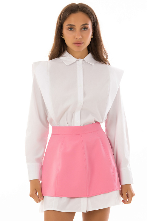 CHEERDUCK/MUD 8087 РОЗОВО-БЕЛЫЙ Костюм женский CHEERDUCK цвет Розовый