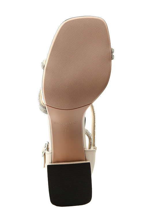 Босоножки на каблуке SERGIO MANCHOT цвет Бeжевый