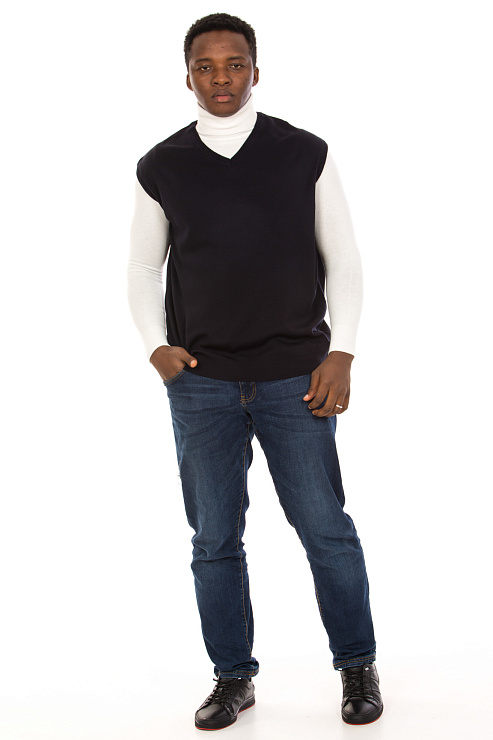 CHEERDUCK/BA 3761 ТЕМ.СИНИЙ Жилет мужской CHEERDUCK цвет Синий