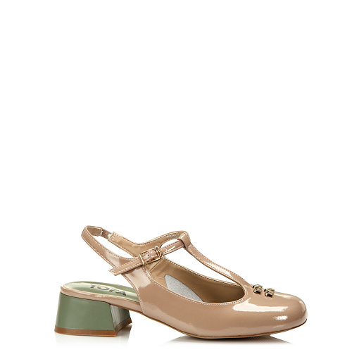 Туфли на каблуке ТОФА цвет Бежевый