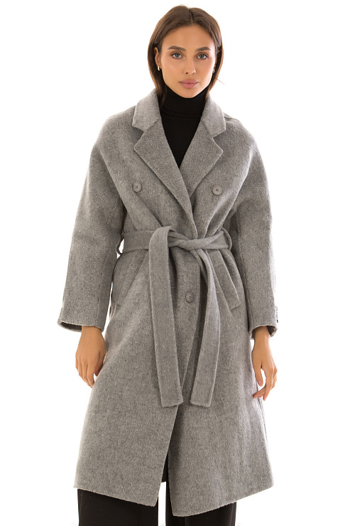 CHEERDUCK/5078 2525 СЕРЫЙ Пальто женское CHEERDUCK цвет Серый