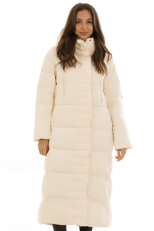 TOWMY 3229 МОЛОЧНЫЙ Пуховик женский TOWMY цвет Молочный