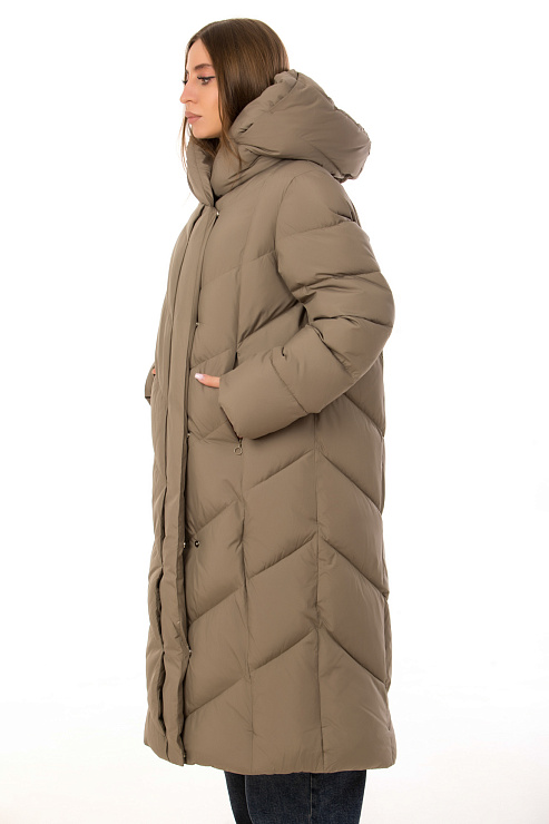 TOWMY C316 ХАКИ Пуховик женский TOWMY цвет Хаки