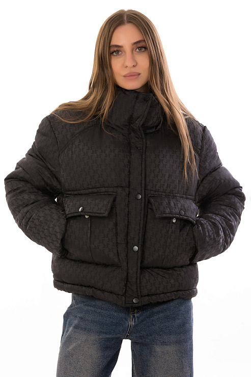 CHEERDUCK/2025 6857 ЧЕРНЫЙ Куртка женская CHEERDUCK цвет Черный