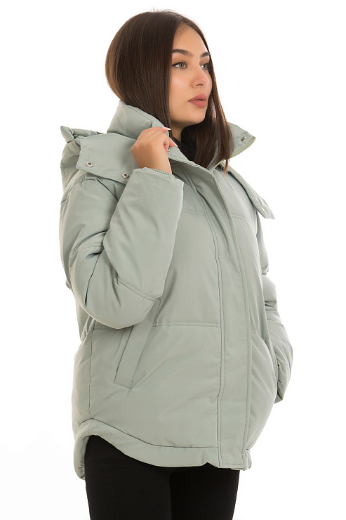CHEERDUCK/2030 8309 МЯТНЫЙ Пуховик женский CHEERDUCK цвет Мятный