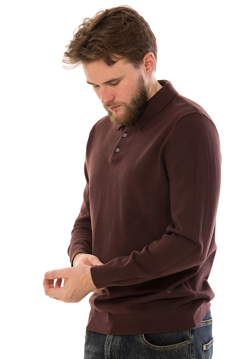 CHEERDUCK/4070 8199 КОРИЧНЕВЫЙ Кофта мужская CHEERDUCK цвет Коричневый