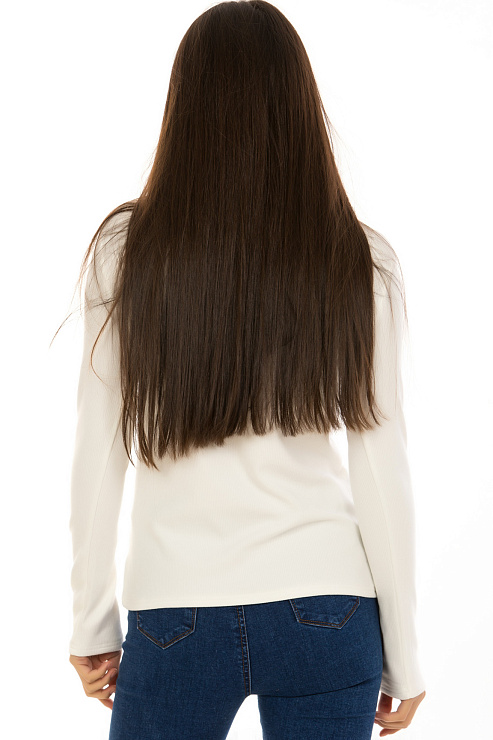 YY.SHOP 1591 БЕЛ. Водолазка женская CHEERDUCK цвет Белый