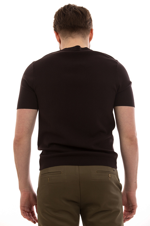 CHEERDUCK/4070 8796 КОРИЧНЕВЫЙ Футболка мужская CHEERDUCK цвет Коричневый