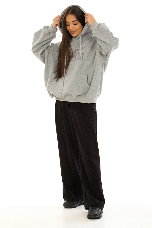 CHEERDUCK/NEW 178-1 СЕРЫЙ Худи CHEERDUCK цвет Серый