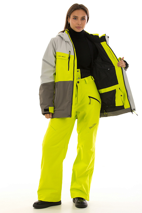 HIGH EXPERIENCE 64071 САЛАТОВЫЙ Куртка горнолыжная женская HIGH EXPERIENCE цвет Салатовый