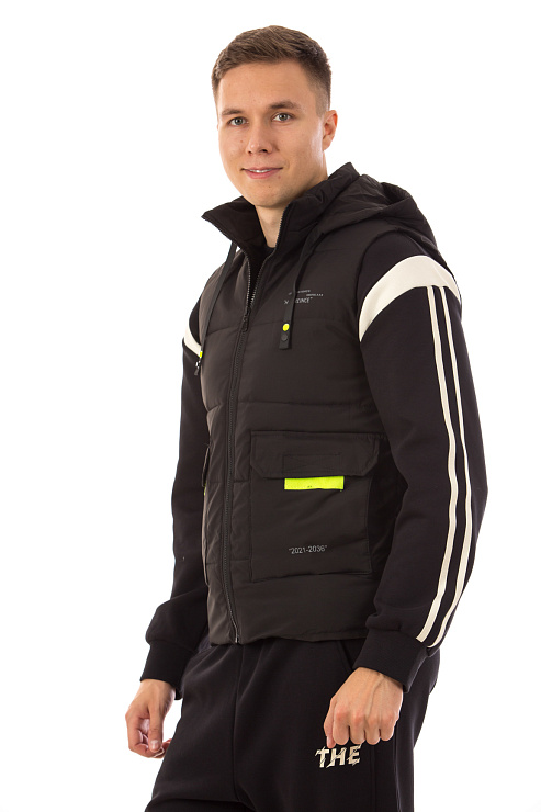 CHEERDUCK/2C62 588 ЧЕРНЫЙ Жилет мужской CHEERDUCK цвет Черный