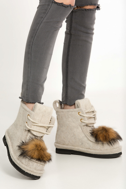 Валенки SUMMERGIRL цвет Бежевый