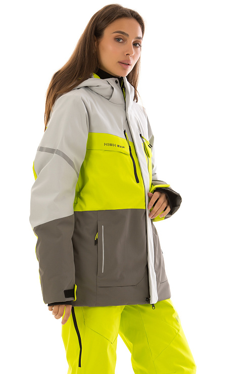 HIGH EXPERIENCE 64071 САЛАТОВЫЙ Куртка горнолыжная женская HIGH EXPERIENCE цвет Салатовый