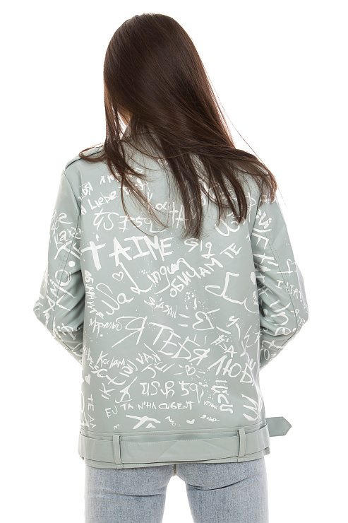 CHEER&DUCK/2025 034-3 ГОЛУБ. Куртка женская CHEERDUCK цвет Голубой