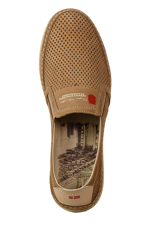 Слипоны SERGIO MANCHOT цвет Бежевый