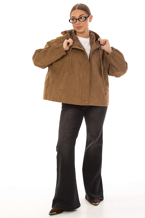 CHEERDUCK/2C22 25105 СВЕТЛО-КОРИЧН. Куртка д/с CHEERDUCK цвет Коричневый