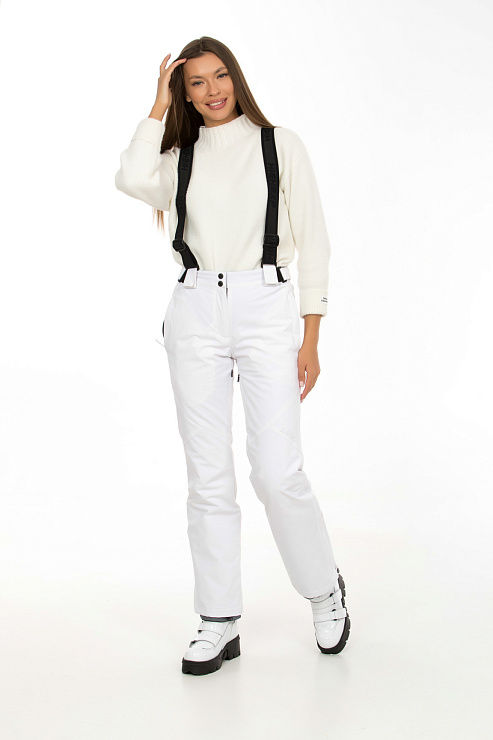 High Experience 9515 БЕЛ. Брюки горнолыжные женские HIGH EXPERIENCE цвет Белый