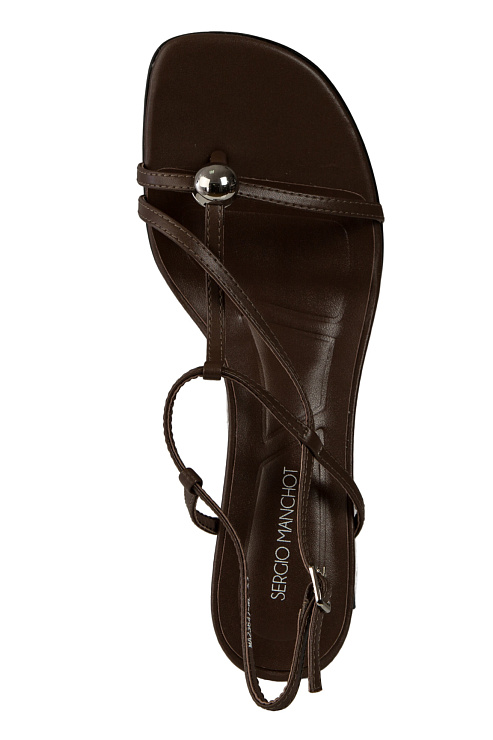 Босоножки на каблуке SERGIO MANCHOT цвет Коричневый