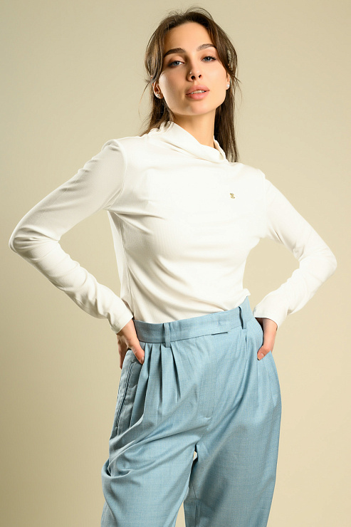 BELLABOA 111-92 БЕЛЫЙ Водолазка женская BELLABOA цвет Белый