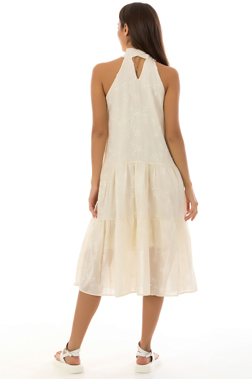 CHEERDUCK/C251 3812 БЕЖЕВЫЙ Сарафан  CHEERDUCK цвет Молочный