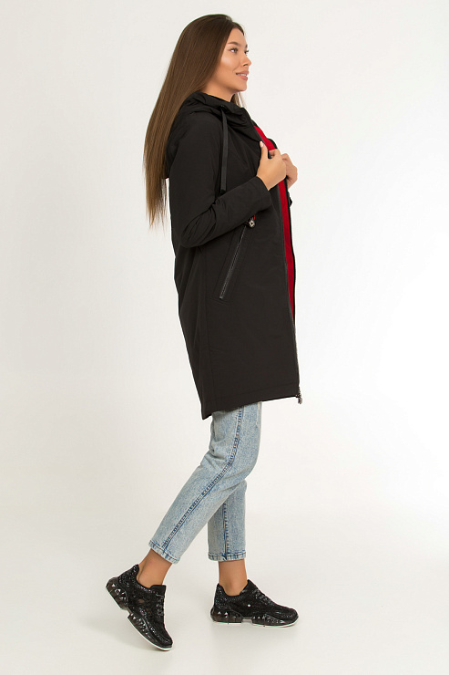 GRACE 1512 ЧЕРН. Плащ женский GRACE цвет Черный