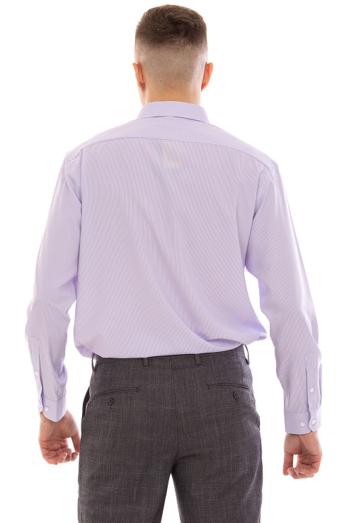 CHEERDUCK/2C87 8560 СИРЕНЕВЫЙ Рубашка мужская CHEERDUCK цвет Сиреневый