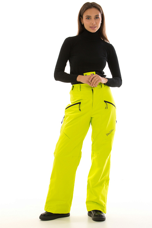 HIGH EXPERIENCE 13101 САЛАТОВЫЙ Брюки сноубордические женские HIGH EXPERIENCE цвет Салатовый