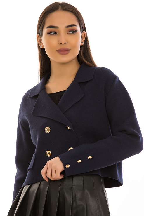 CHEERDUCK/2C19 881 ТЕМН.СИНИЙ Жакет женский CHEERDUCK цвет Синий