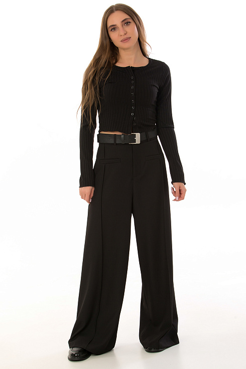 CHEERDUCK/NEW 0271 ЧЕРНЫЙ Брюки женские классические CHEERDUCK цвет Черный