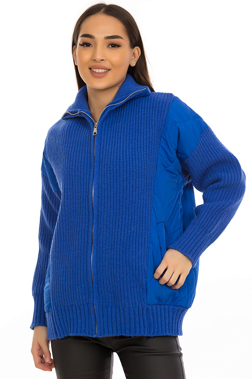 CHEERDUCK/2C19 401 СИНИЙ Бомбер женский CHEERDUCK цвет Синий