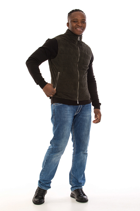 BALDININI E3E012XXCAMO5535 Жилет мужской BALDININI цвет Зеленый