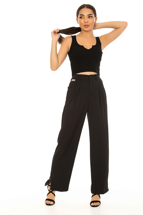 CHEERDUCK/2C19 22383 ЧЕРНЫЙ Топ женский CHEERDUCK цвет Черный