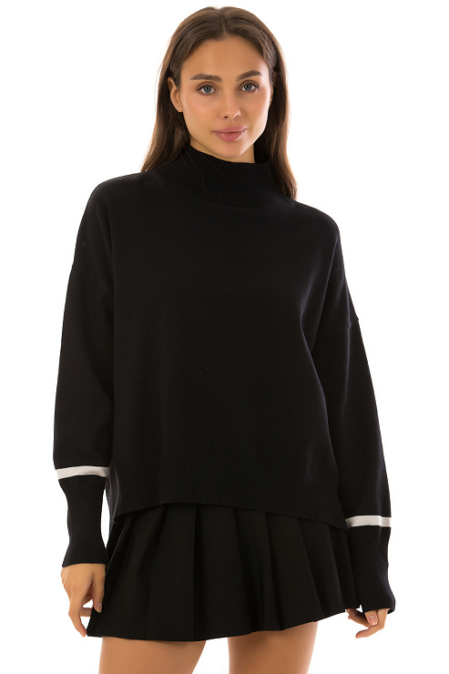 CHEERDUCK/11011 55011 ЧЕРНЫЙ Свитер женский CHEERDUCK цвет Черный