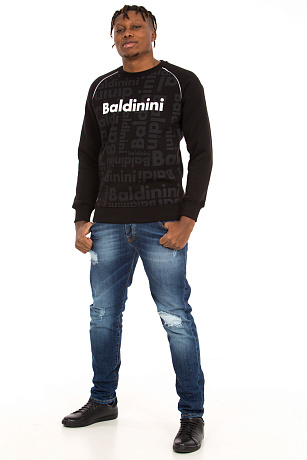 BALDININI FLU04 NERO Свитшот мужской BALDININI цвет Черный