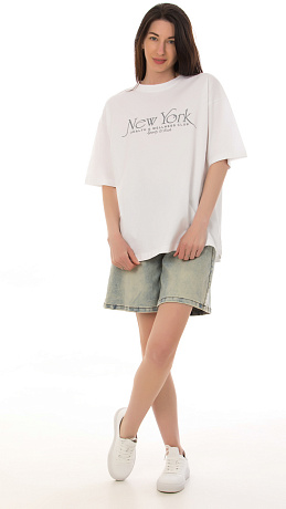 CHEERDUCK/1B10 632 БЕЛЫЙ Футболка женская CHEERDUCK цвет Белый