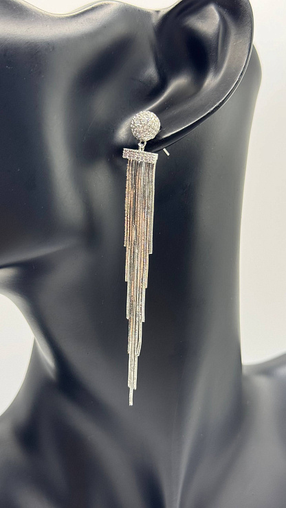 Серьги BELLABOA цвет Серебристый