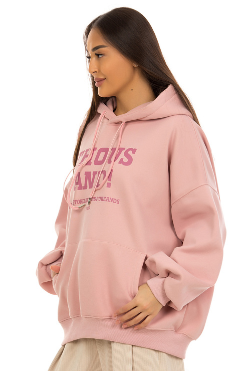 CHEERDUCK/NEW 297-1 РОЗОВЫЙ Худи  CHEERDUCK цвет Розовый