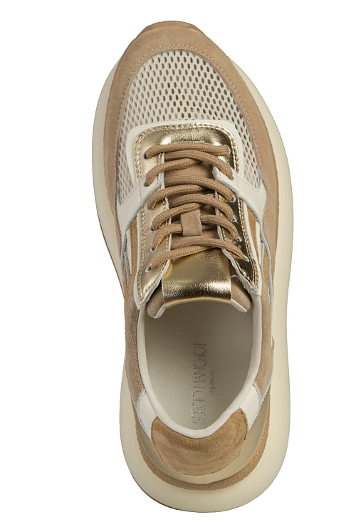 Кроссовки SERGIO MANCHOT цвет Бeжевый