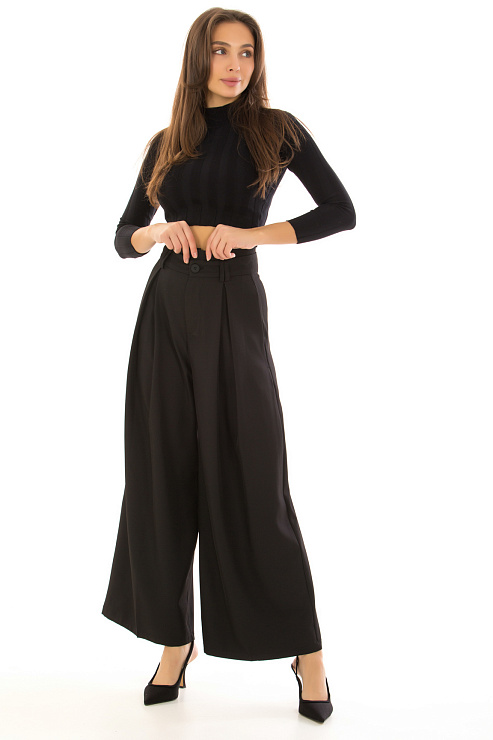 CHEERDUCK/NEW 0154 ЧЕРНЫЙ Брюки женские классические CHEERDUCK цвет Черный