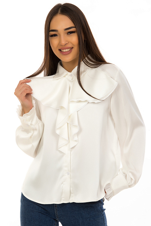 CHEERDUCK/2C19 980 БЕЛЫЙ Блуза женская CHEERDUCK цвет Белый