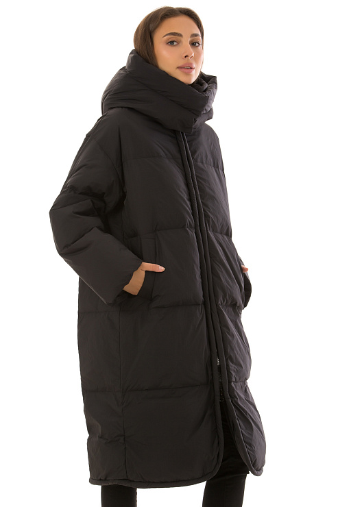 CHEERDUCK/2030 6883 ЧЕРНЫЙ Пуховик женский CHEERDUCK цвет Черный